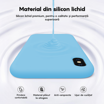Husa Soft Silicone - iPhone XS Max - Cadet Blue