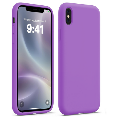 Husa Soft Silicone - iPhone XS Max - Light Purple