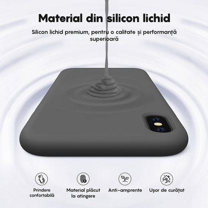 Husa Soft Silicone - iPhone XS Max - Dark Gray