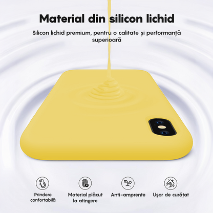 Husa Soft Silicone - iPhone XS Max - Yellow