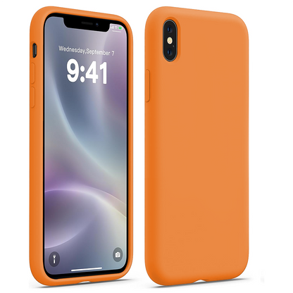 Husa Soft Silicone - iPhone XS Max - Nectarine