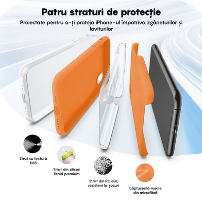 Husa Soft Silicone - iPhone XS Max - Nectarine