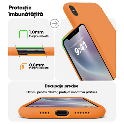 Husa Soft Silicone - iPhone XS Max - Nectarine