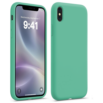 Husa Soft Silicone - iPhone XS Max - Webster Green