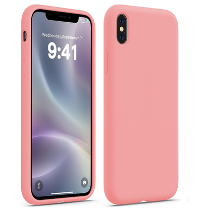 Husa Soft Silicone - iPhone X/XS - Roz