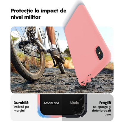 Husa Soft Silicone - iPhone X/XS - Roz