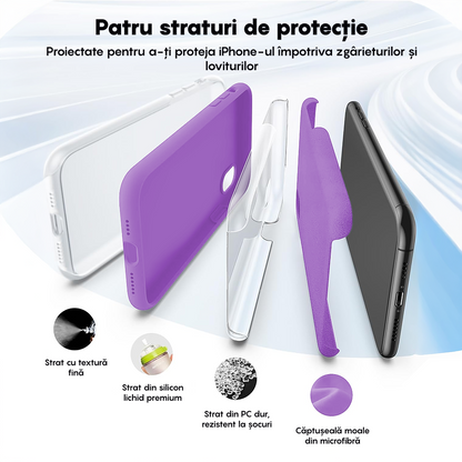 Husa Soft Silicone - iPhone X/XS - Light Purple