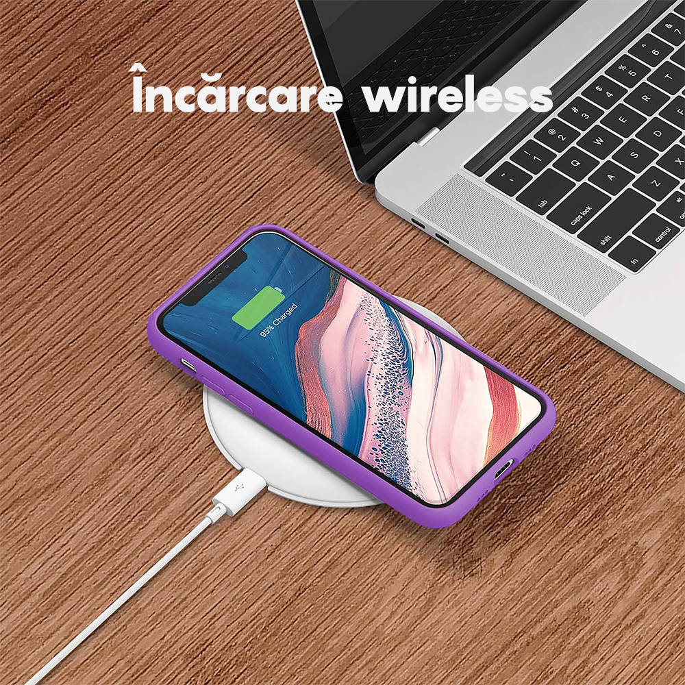 Husa Soft Silicone - iPhone X/XS - Light Purple