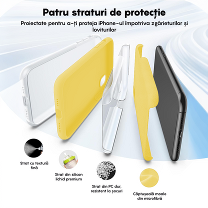 Husa Soft Silicone - iPhone X/XS - Yellow