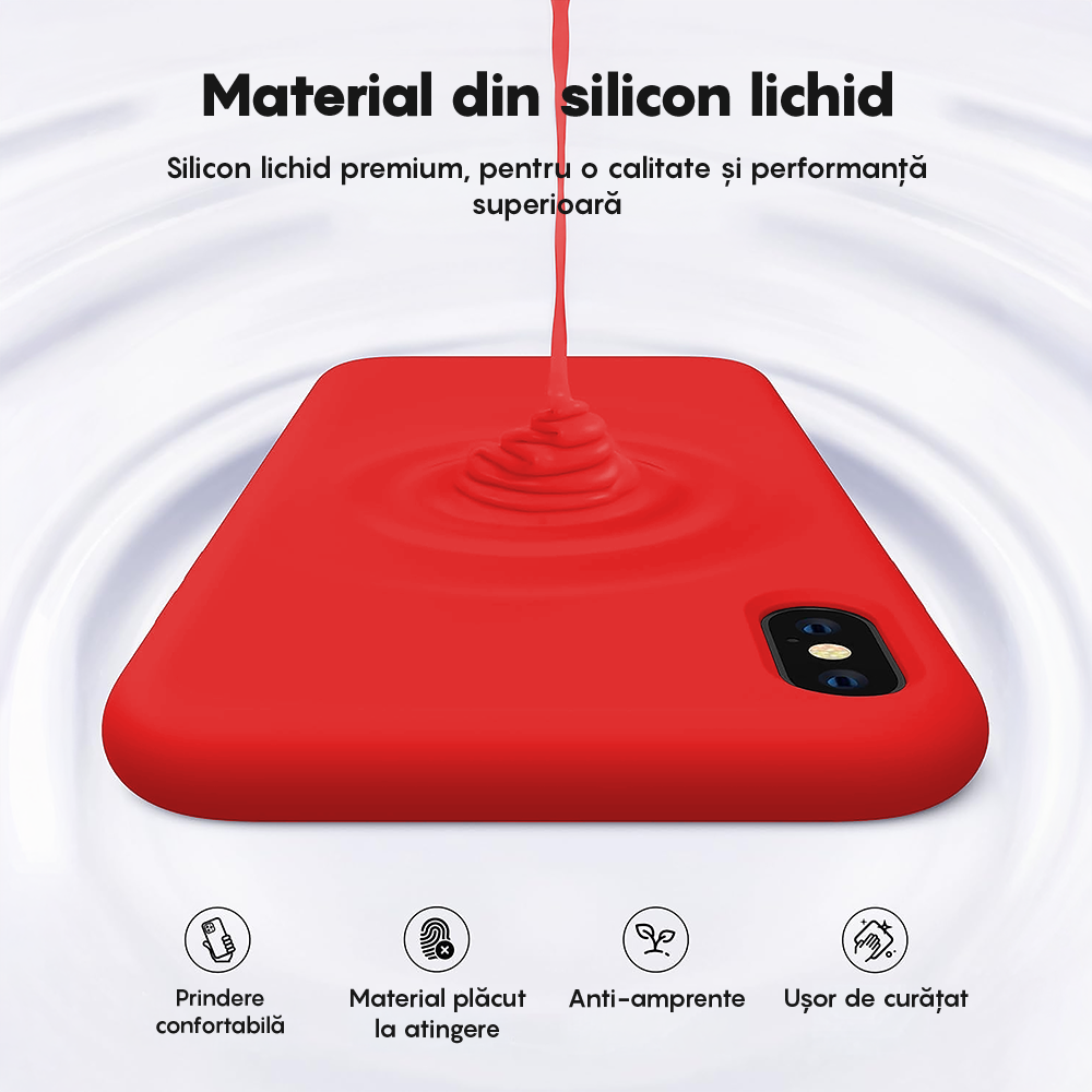 Husa Soft Silicone - iPhone X/XS - Red