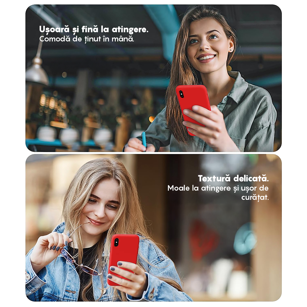 Husa Soft Silicone - iPhone X/XS - Red