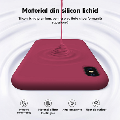 Husa Soft Silicone - iPhone X/XS - Burgundy