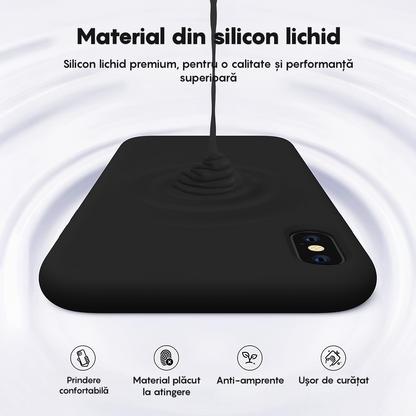 Husa Soft Silicone - iPhone X/XS - Negru