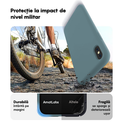 Husa Soft Silicone - iPhone X/XS - Midnight Blue