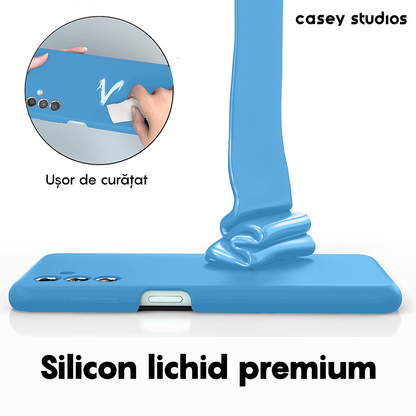 Husa Soft Silicone - Samsung Galaxy A13 5G/A04s/M13 5G - Cadet Blue