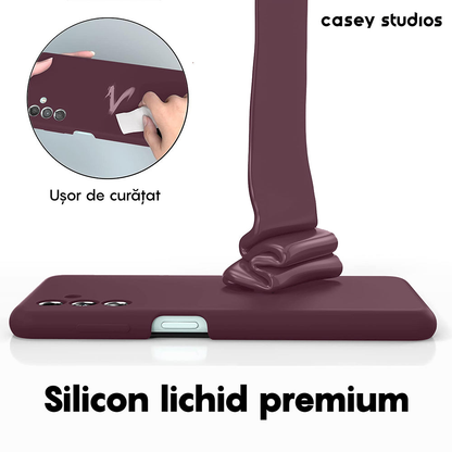 Husa Soft Silicone - Samsung Galaxy A13 5G/A04s/M13 5G - Burgundy