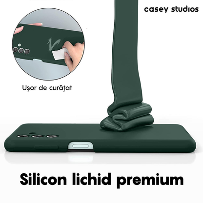 Husa Soft Silicone - Samsung Galaxy A13 5G/A04s/M13 5G - Dark Marine Green