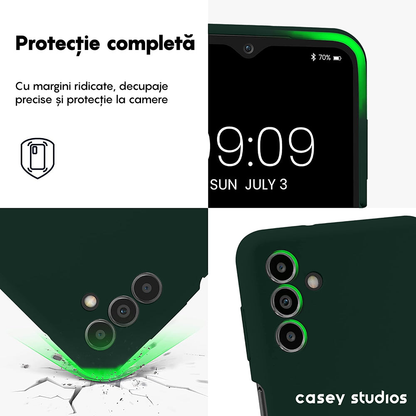 Husa Soft Silicone - Samsung Galaxy A13 5G/A04s/M13 5G - Dark Marine Green