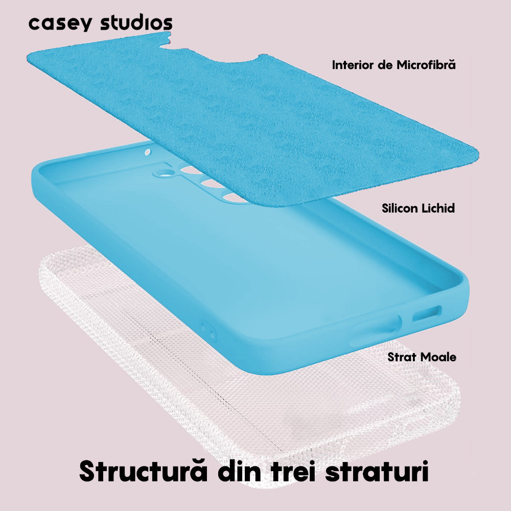 Husa Soft Silicone - Samsung Galaxy A14 4G/5G - Cadet Blue