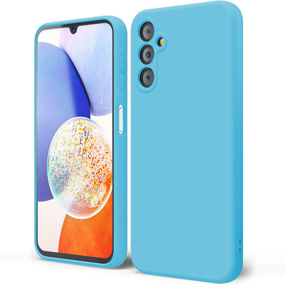 Husa Soft Silicone - Samsung Galaxy A34 - Cadet Blue