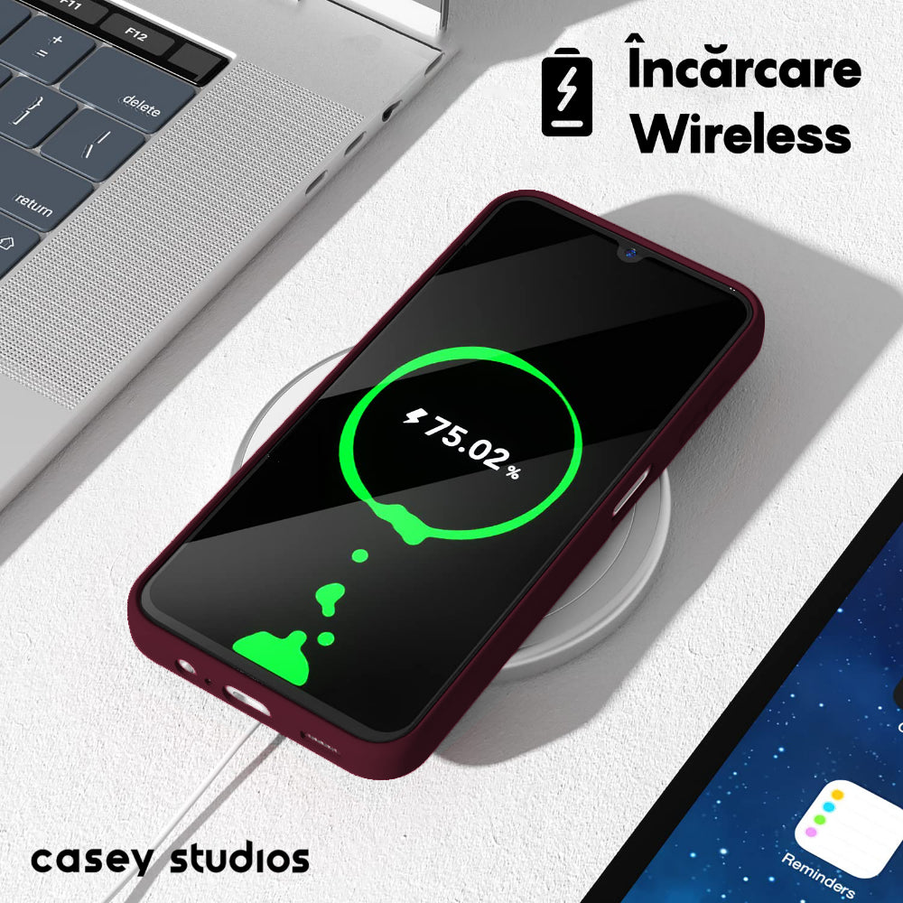 Husa Soft Silicone - Samsung Galaxy A34 - Burgundy
