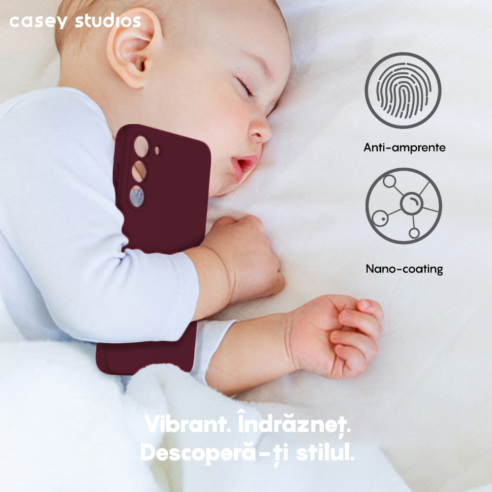 Husa Soft Silicone - Samsung Galaxy A34 - Burgundy