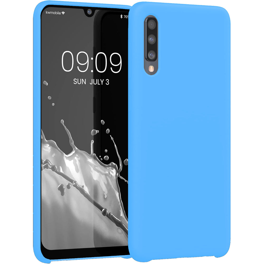 Husa Soft Silicone - Samsung Galaxy A50 - Cadet Blue
