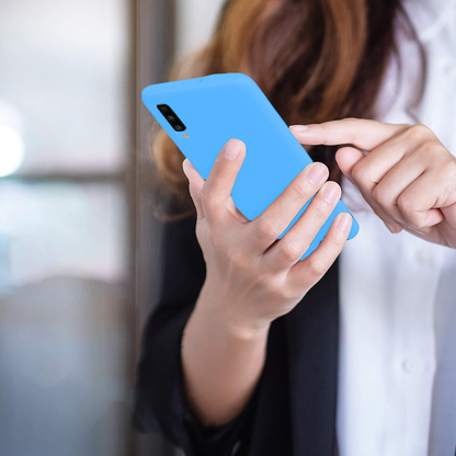 Husa Soft Silicone - Samsung Galaxy A50 - Cadet Blue