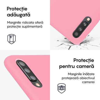 Husa Soft Silicone - Samsung Galaxy A50 - Roz