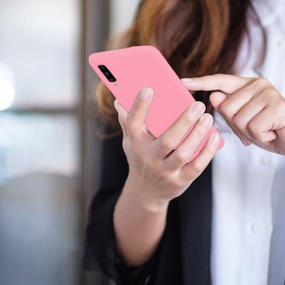 Husa Soft Silicone - Samsung Galaxy A50 - Roz