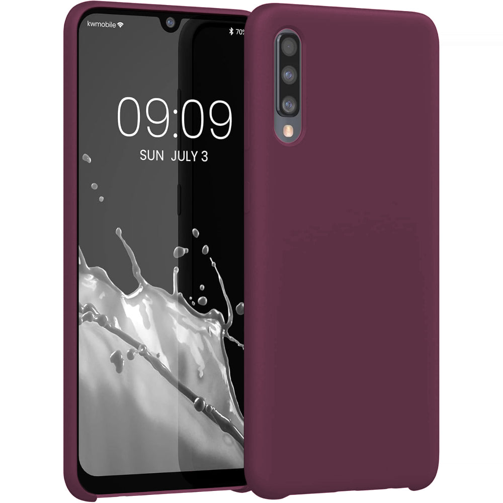 Husa Soft Silicone - Samsung Galaxy A50 - Burgundy
