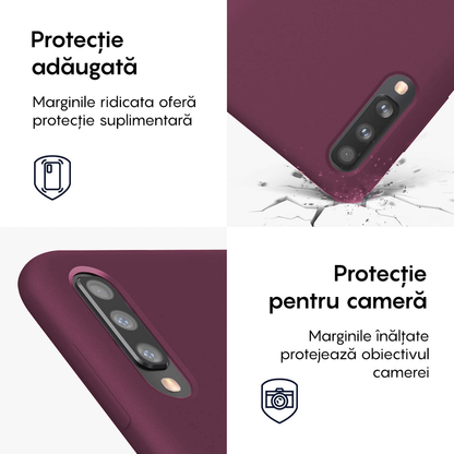 Husa Soft Silicone - Samsung Galaxy A50 - Burgundy