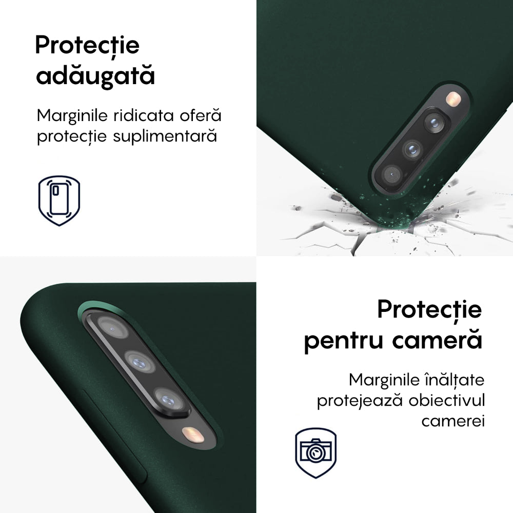 Husa Soft Silicone - Samsung Galaxy A50 - Webster Green