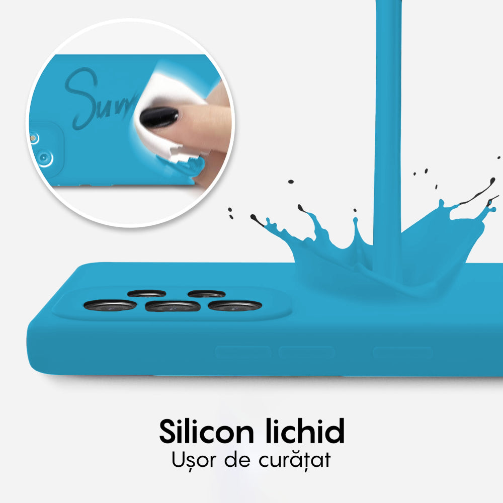 Husa Soft Silicone - Samsung Galaxy A52 4G/A52 5G/A52S 5G - Cadet Blue