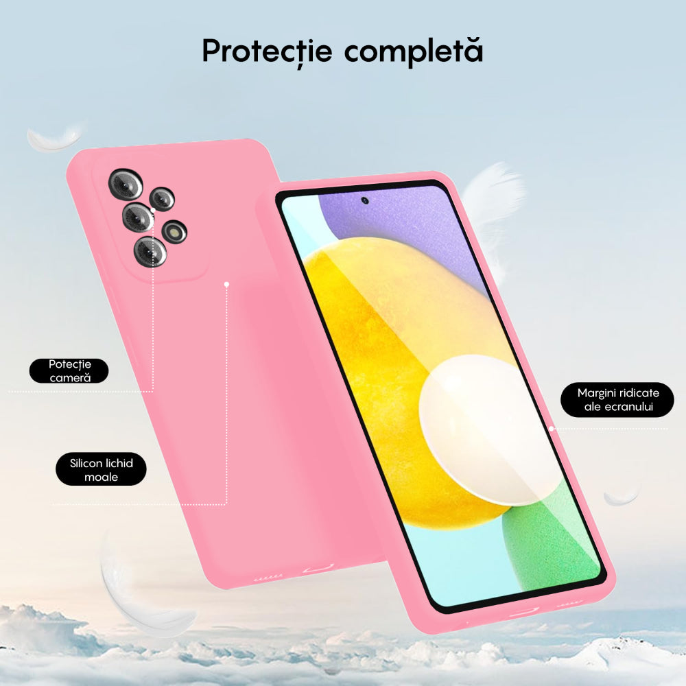 Husa Soft Silicone - Samsung Galaxy A52 4G/A52 5G/A52S 5G - Roz