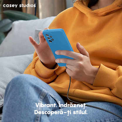 Husa Soft Silicone - Samsung Galaxy A53 - Cadet Blue