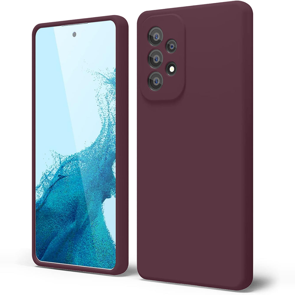 Husa Soft Silicone - Samsung Galaxy A53 - Burgundy
