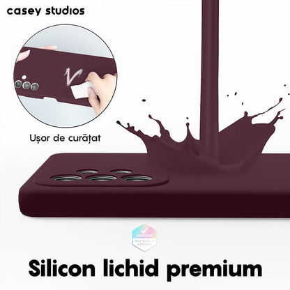 Husa Soft Silicone - Samsung Galaxy A53 - Burgundy