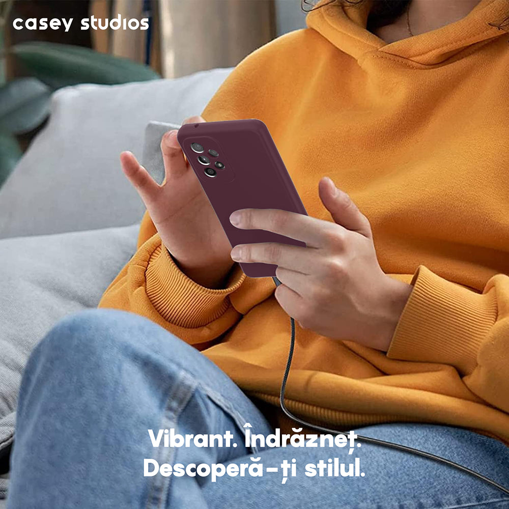 Husa Soft Silicone - Samsung Galaxy A53 - Burgundy