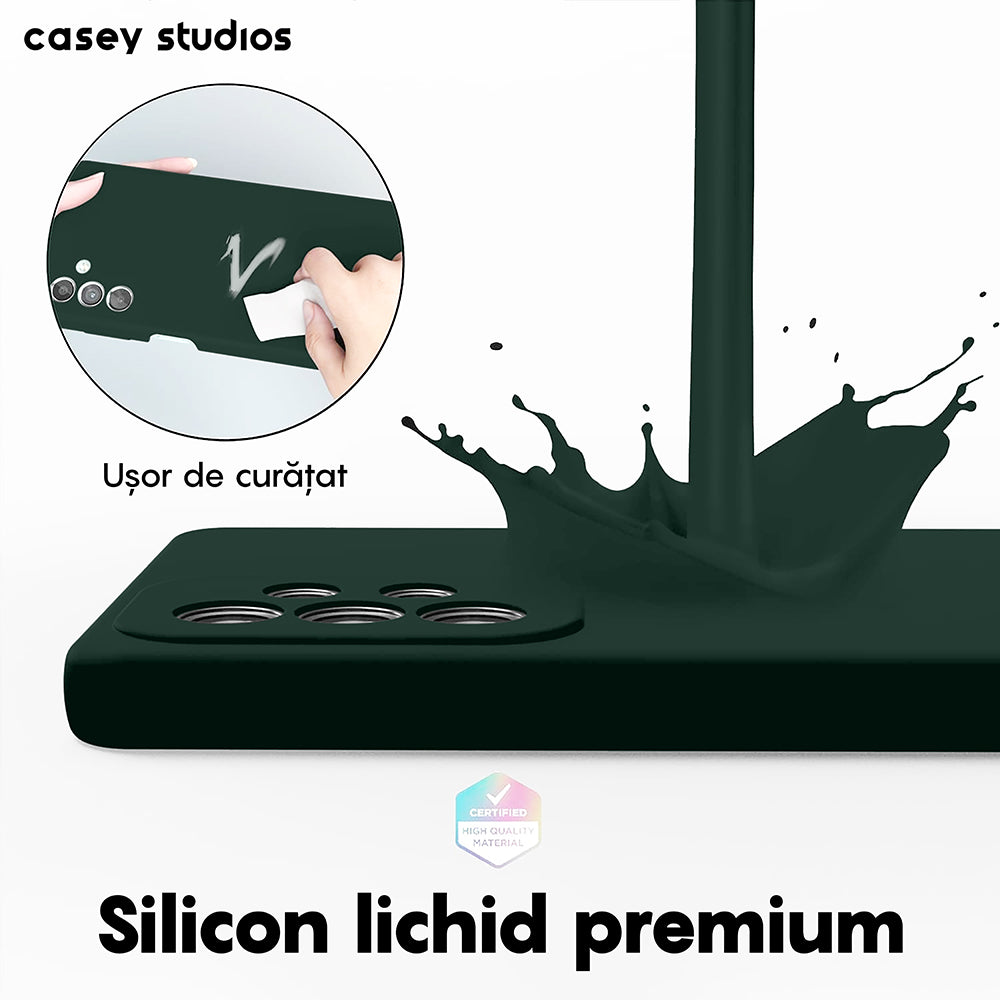 Husa Soft Silicone - Samsung Galaxy A53 - Dark Marine Green