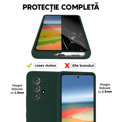 Husa Soft Silicone - Samsung Galaxy A53 - Dark Marine Green