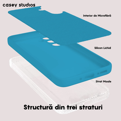 Husa Soft Silicone - Samsung Galaxy A54 - Cadet Blue