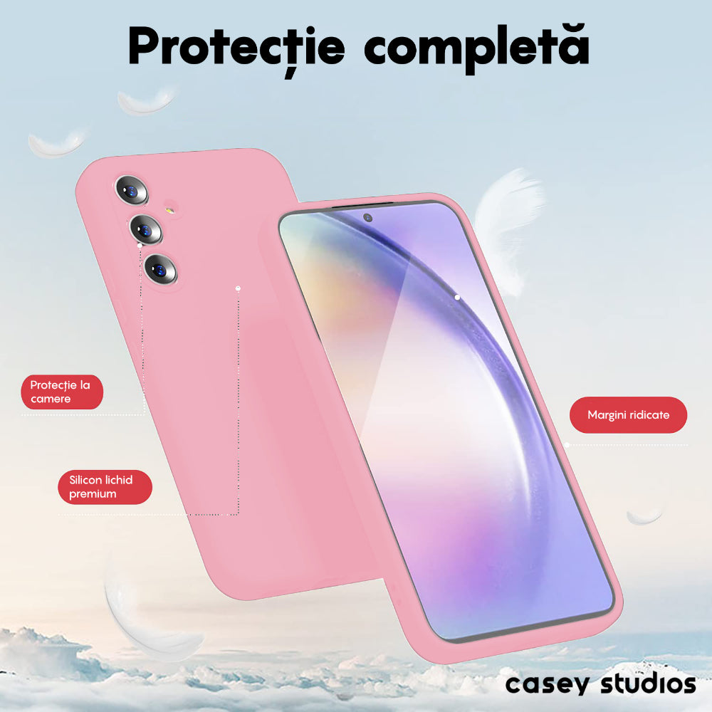 Husa Soft Silicone - Samsung Galaxy A54 - Roz