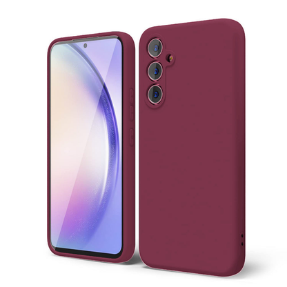 Husa Soft Silicone - Samsung Galaxy A54 - Burgundy