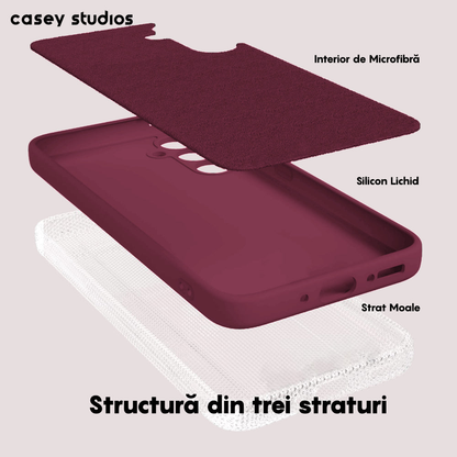 Husa Soft Silicone - Samsung Galaxy A54 - Burgundy