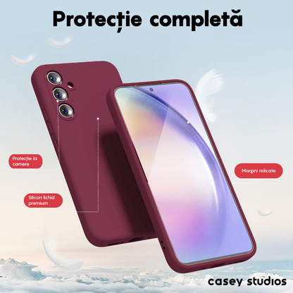 Husa Soft Silicone - Samsung Galaxy A54 - Burgundy