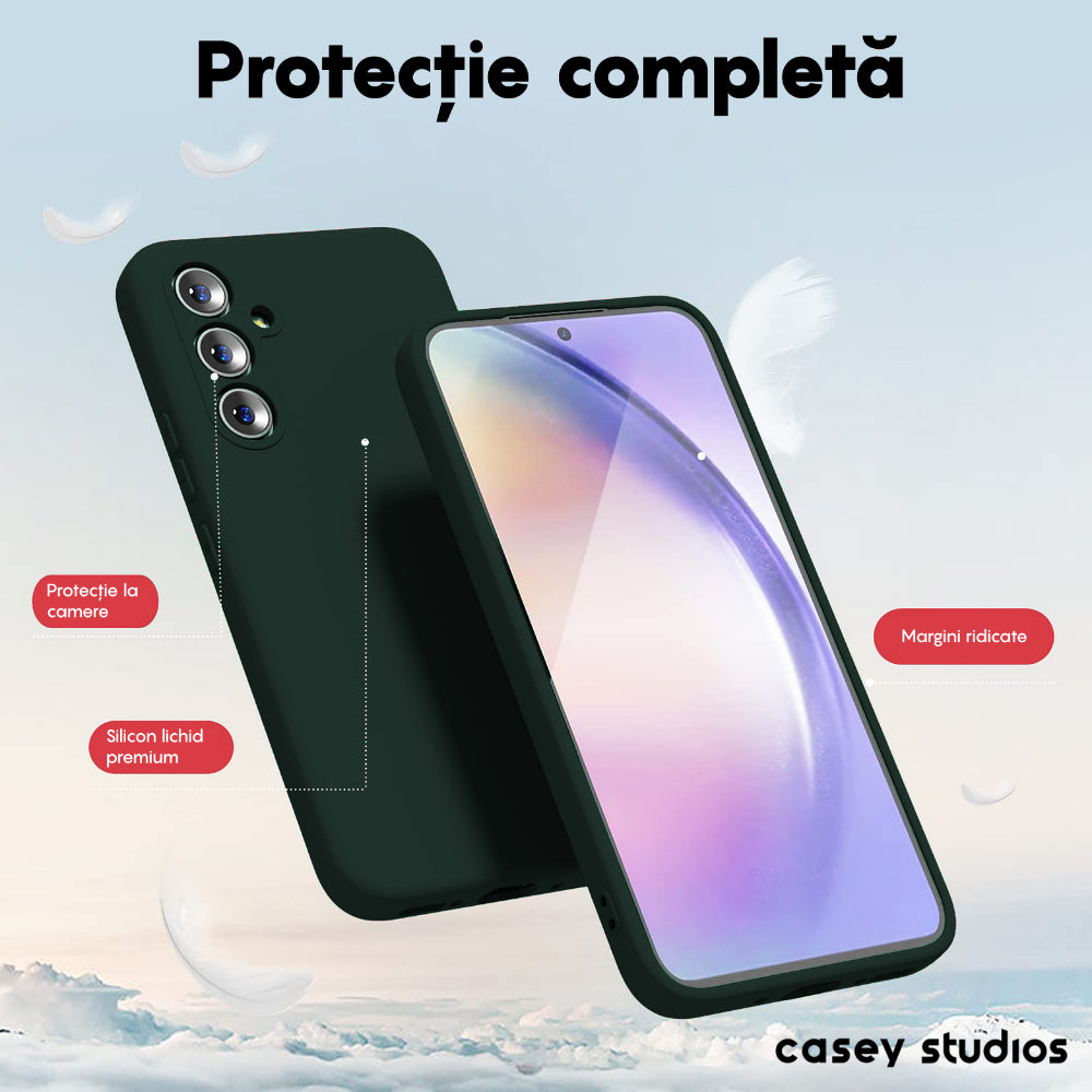 Husa Soft Silicone - Samsung Galaxy A54 - Webster Green