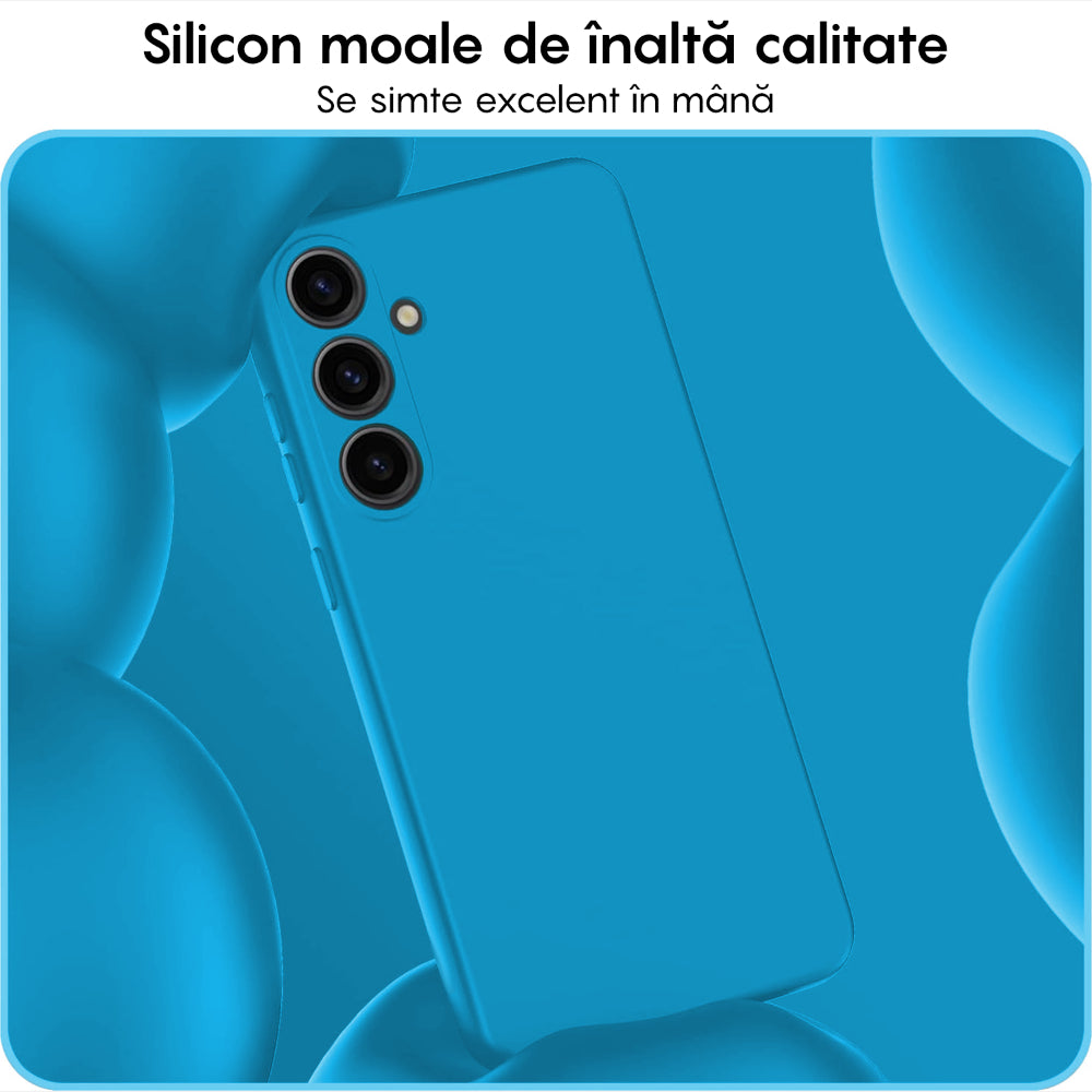 Husa Soft Silicone - Samsung Galaxy A55 5G - Cadet Blue