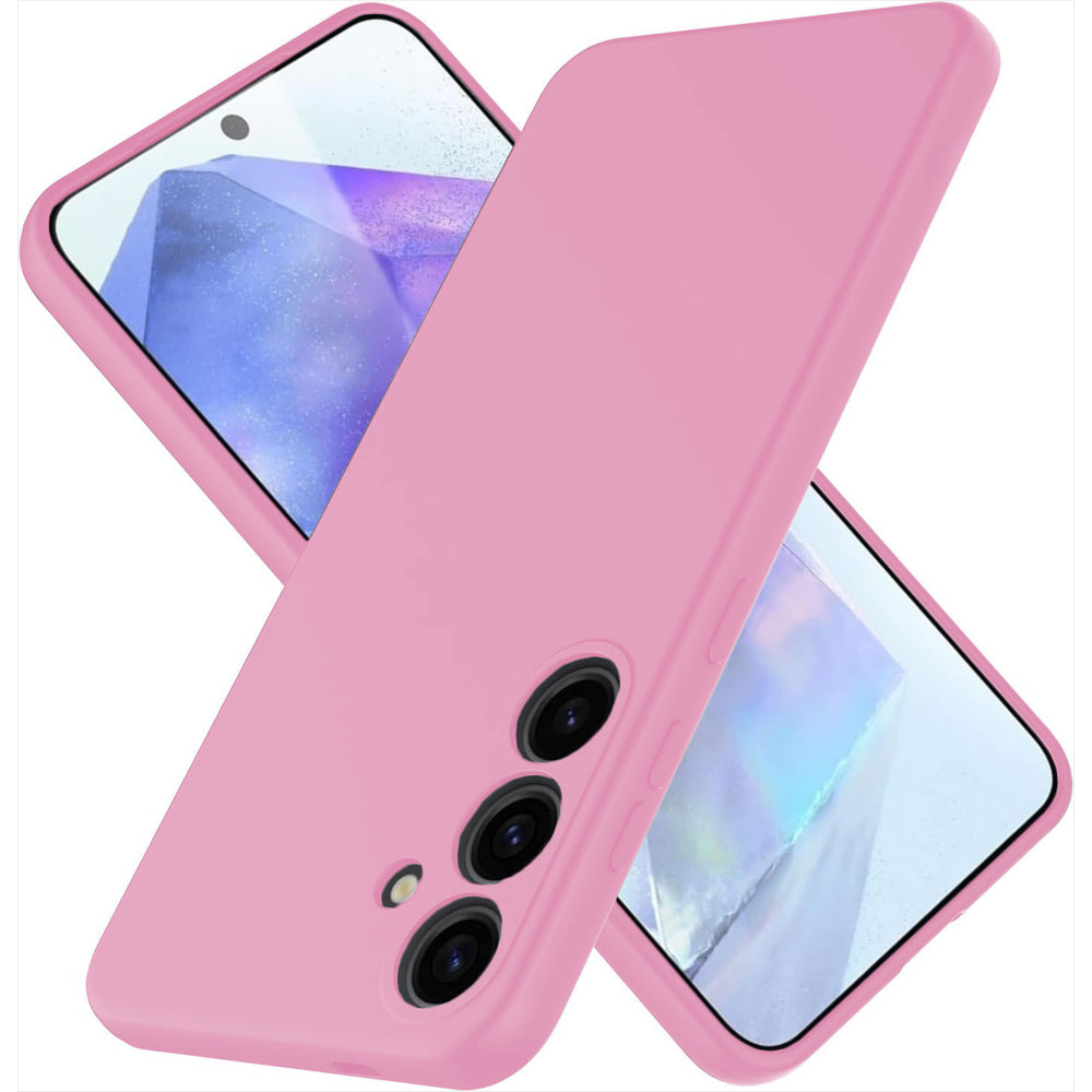 Husa Soft Silicone - Samsung Galaxy A55 5G - Roz