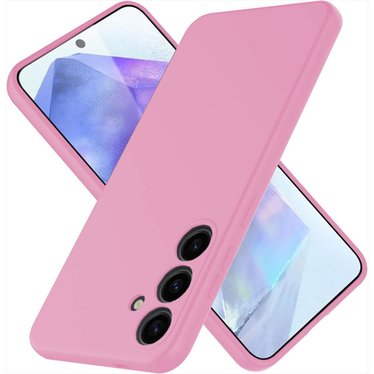 Husa Soft Silicone - Samsung Galaxy A55 5G - Roz